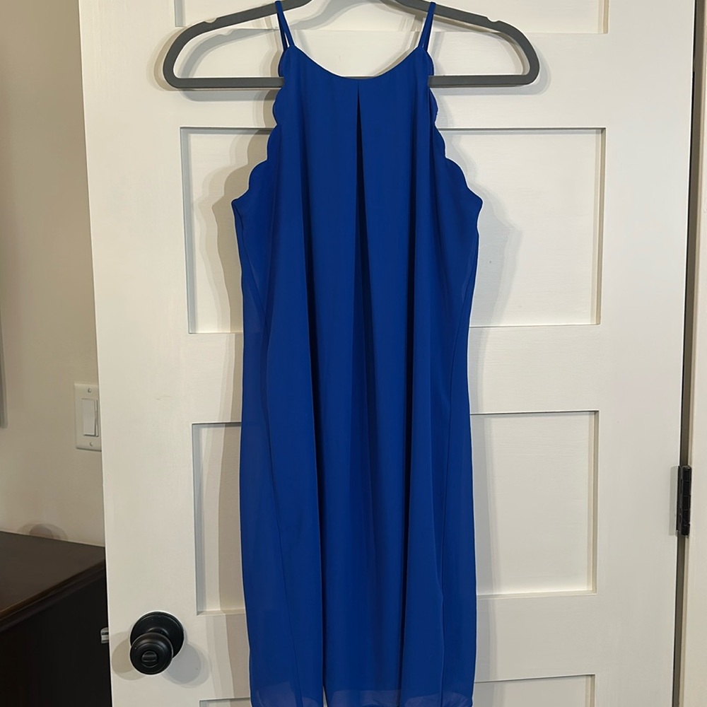 Royal blue dress